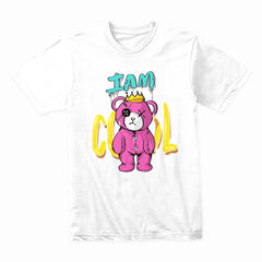 Crown of Cool – Pink Rebel Bear Tee