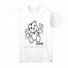 Overthink Matrix – Bear Sadness Street Grid Tee