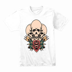 Triple Skull Rose Shirt
