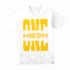 "One More Rep" Motivational Gym T-Shirt – Push Beyond Limits