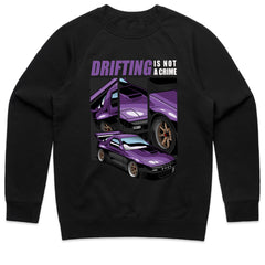 Drifting Is Not A Crime RX7 Purple Legend Tee