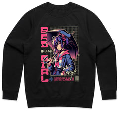 Tokyo Bad Girl: Neon Rebel Aesthetic Tee