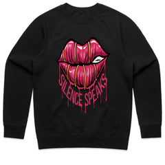 Silence Speaks: Bold Lips Statement Tee