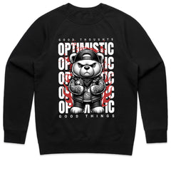 Hustle Bear: Optimistic Swagger Tee