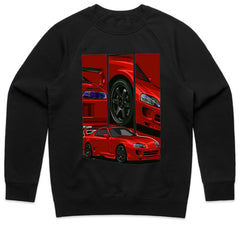 Supra MK4 Red Legend: JDM Icon Split Edition