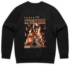 Infernal Metamorphosis: Human Creation Flame Tee