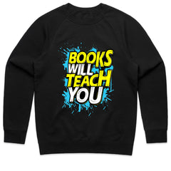 Knowledge Blast: Books Will Teach You - Edgy Reader Graphic Tee