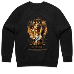 The Darkside of Money: Golden Angelic Warning Tee