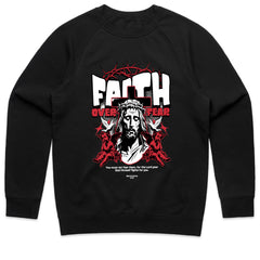 Faith Over Fear: Divine Strength Graphic Tee