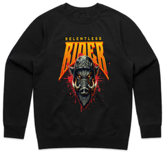 Relentless Rider" Wild Boar Biker Tee