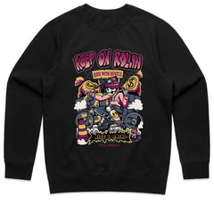 Keep On Rollin': Hustle & Grind BMX Rider Tee