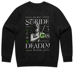 Silent Stride: Deadly Bloom Ninja Tee