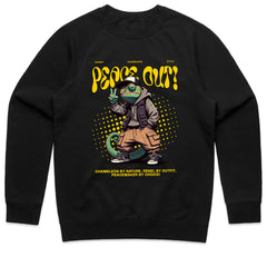 Peace Out Chameleon" Street Style Rebel Tee