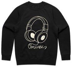 Sound Sketch: Minimalist Music Headphones Tee