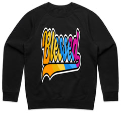 Retro Blessed Vibes Statement Tee