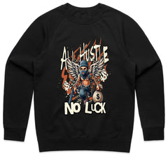 Relentless Grind: All Hustle No Luck Tee