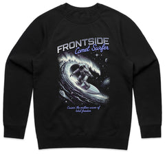 Frontside Comet Surfer: Galactic Wave Rider Tee