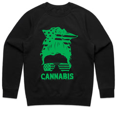 Cannabis Bandana Bun Shirt