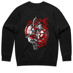 Flaming Viking Warrior Shirt
