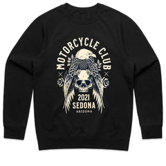 Sedona Motorcycle Club – Skull & Eagle Biker Spirit T-Shirt