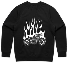 Flaming Motorcycle Shirt