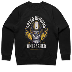 Speed Demons Unleashed T-Shirt – Hardcore Biker Skull Tee