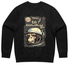 Space Chimp Explorer - To Boldly Go Tee