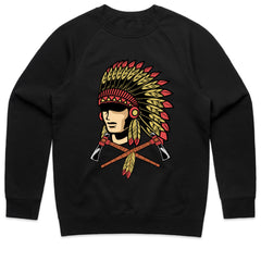 Heritage Valor – Tribal Warrior Crest Tee