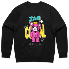 Crown of Cool – Pink Rebel Bear Tee