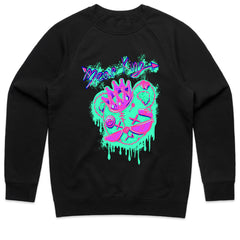 Neon Throne – Bear King Drip Tee