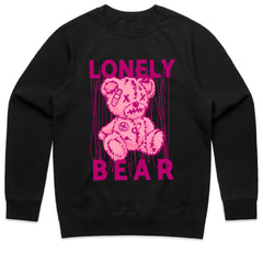 Lonely Strings – Stitched Silence Bear Tee