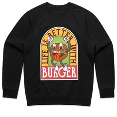 Life Is Better Burger Shirt