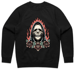 Burning Grim and Roses Shirt