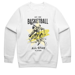 All-Star Ascent: Retro Basketball Legends Tee
