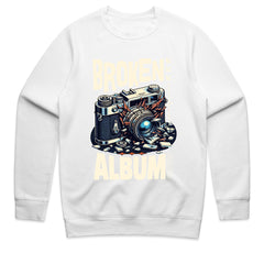 Broken Album Retro Camera Tee