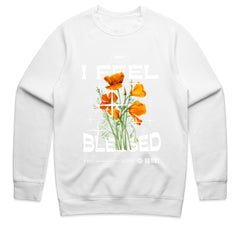 Blessed Bloom: Gratitude in Full Color Tee
