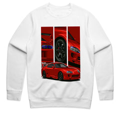 Supra MK4 Red Legend: JDM Icon Split Edition