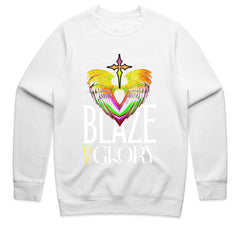 Celestial Flame: Blaze of Glory Wings Tee