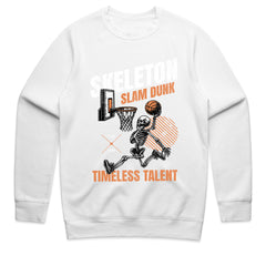 Timeless Dunk: Skeleton Slam Classic Tee