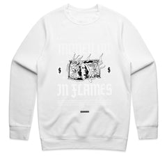 Money Up in Flames – Wealth Burn Edition Tee