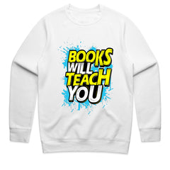 Knowledge Blast: Books Will Teach You - Edgy Reader Graphic Tee