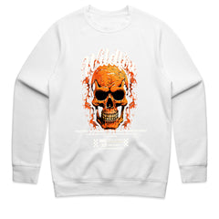 Wildfire Skull: Courage & Resilience Graphic Tee