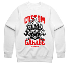 Infernal Mechanic: Custom Garage Skull Tee