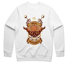 Skull Motorbike: Flame Rider Est. 2022 Graphic Tee