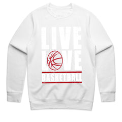 Hoops Heartbeat: Live Love Basketball Tee