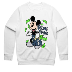 Secure The Bag: Money Hustle Cartoon Tee