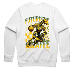 Cyber Slam: Futuristic Giraffe Dunk Tee