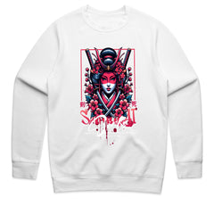 Crimson Sakura Samurai: Femme Warrior Tee