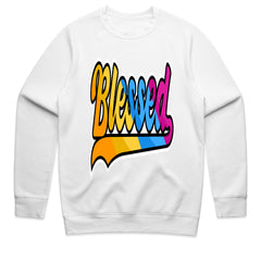 Retro Blessed Vibes Statement Tee