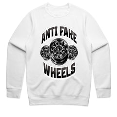 Anti Fake Wheels Car Enthusiast T-Shirt – Authentic Rims Only Edition